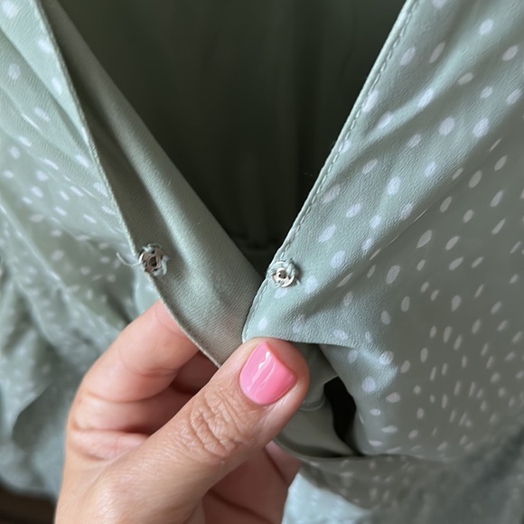 JAPNA Polka Dot -2 tiers skirt- Mini Dress - Picture 4 of 5